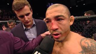 UFC 194 Conor McGregor and Jose Aldo Octagon Interview [upl. by Moreville824]