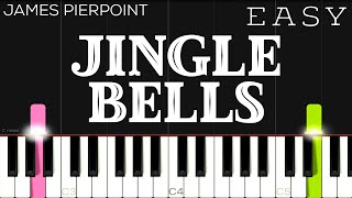 Jingle Bells  EASY Piano Tutorial [upl. by Otilia275]