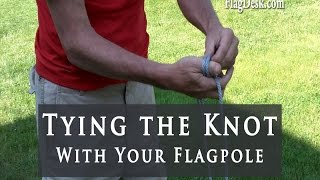 FlagDeskcom  How to Install a Flagpole Part 5 of 6 [upl. by Eva99]