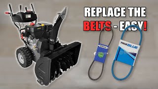 How to Replace Belts on a Snowblower [upl. by Barnie]