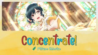 Mifune Shioriko  Concentrate  コンセントレイト！ Full Kanji Romaji Eng [upl. by Ilise]