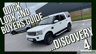 DISCOVERY 4 QUICK LOOK AND BUYERS GUIDE  Graphite Special Edition 30 SDV6 [upl. by Llertnom]