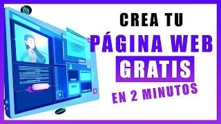 Cómo crear una PÁGINA WEB GRATIS en menos de 2 minutos 🚀2025 ⚡️Profesional Rápido y Seguro ✅ [upl. by Lizzy]