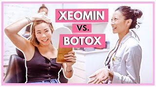 Xeomin Vs Botox for Jawline Slimming and Brow Lift  Kasey Ma of TheStyleWright [upl. by Hertz813]