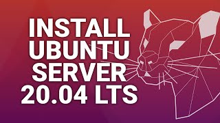 The Home Server Project Part 1 How to Install Ubuntu Server 2004 LTS from USB drive [upl. by Dennison]