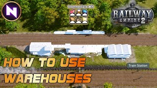 How To Use WAREHOUSES Effectively  03  Railway Empire 2  Lets Try [upl. by Araccat]