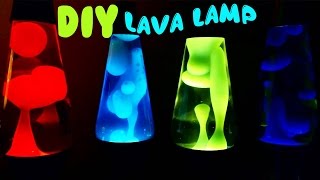 How to Make Lava Lamp Easy Step By Step DIY Tutorial Science Experiments [upl. by Culosio]