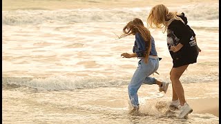 Karolina Protsenko and Barvina at the beach of Malibu [upl. by Yetak]