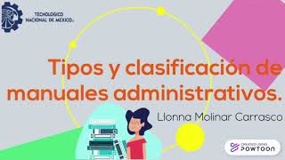 Tipos y clasificación de manuales administrativos [upl. by Adalheid]