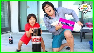 Science Experiment Coca Cola vs Mentos [upl. by Atiuqet923]