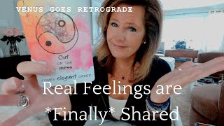 VENUS In Retrograde  REAL Feelings Are SHARED Finally [upl. by Notnel]