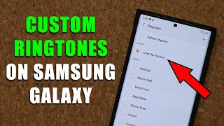 How to Set ANY Song as Custom Ringtone on your Samsung Galaxy Smartphone [upl. by Ellerred]