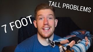 TALL PROBLEMS as a 7 foot guy  7footvlogs [upl. by Inoue]