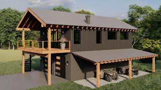 The Missoula Flyover Barndominium Shop House [upl. by Dang]