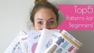 5 Sewing Patterns for Beginners  My recommendations [upl. by Nahpos]