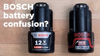 Bosch 108v vs 12v batteries whats the difference [upl. by Malissia]