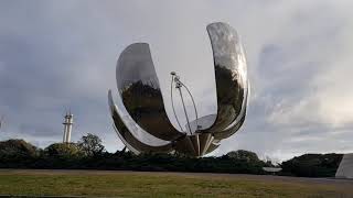 Floralis Genérica  Argentina  opening HYPERLAPSE [upl. by Willy742]