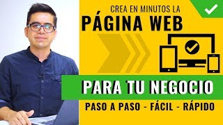 Cómo Crear Una Página Web para Mi Negocio ▶︎ Desde Cero Paso a Paso Profesional y Seguro 👌 [upl. by Sirtimed]