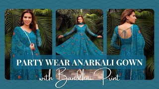 Bandhani Print Anarkali Suit  AllTime Outfits [upl. by Orion]