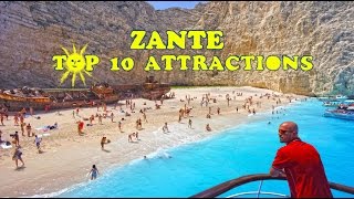 ZANTE TOP 10 ATTRACTIONS [upl. by Covell]