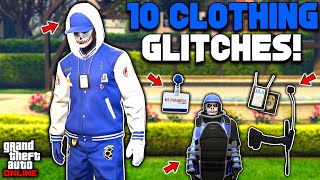 10 Clothing Glitches In GTA 5 Online [upl. by Eartha]