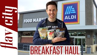 Shopping At ALDI For Healthy Breakfast ItemsWith Recipes [upl. by Keeryt]