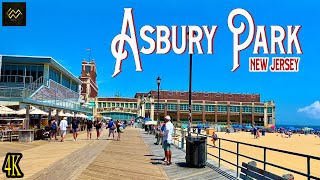 Asbury Park New Jersey Boardwalk 2023 4K [upl. by Krum]