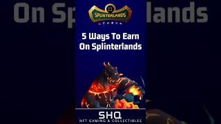 5 Ways To Earn On Splinterlands [upl. by Nylyaj]