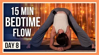 15 min Yoga for Flexibility – Day 8 EVENING YOGA FULL BODY [upl. by Gaylor]