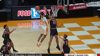 Keon Johnson CRAZY POSTER DUNK  Tennessee vs Georgia 21021 [upl. by Tamma]