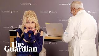 Dolly Parton adapts her song Jolene as she receives Covid19 vaccine she helped fund [upl. by Lad]