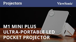 M1 Mini Plus UltraPortable LED Pocket Projector [upl. by Suiravad]