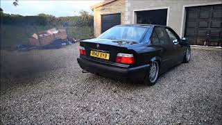 BMW 325 E36 25 TDS Exhaust Sound  Evry Mod TDI  Full Straight Pipe  1080p HD [upl. by Anavi473]