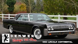 1963 Lincoln Continental  DENWERKS [upl. by Eednarb]