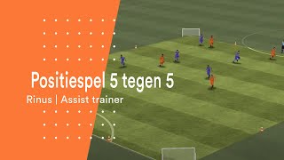 Positiespel 5 tegen 5  Oefening  Rinus [upl. by Darrel]