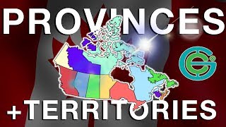 CANADA Provinces  Territories explained Geography Now [upl. by Joktan682]