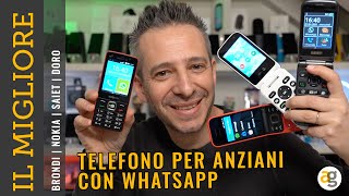 Il miglior TELEFONO PER ANZIANI con WHATSAPP [upl. by Annej]