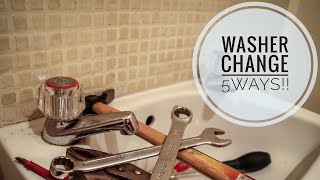 How To Replace A Washer On A Seized Tap  5 Ways [upl. by Ellivro]