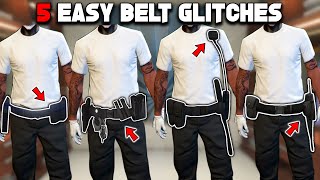 5 Easy Belt Glitches In GTA 5 Online [upl. by Yentroc]