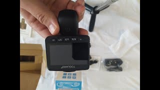 Dash cam Toguard caméra de voiture GPS Wifi 170° [upl. by Nawram]