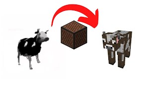 Polish Cow in Minecraft Note block [upl. by Thorrlow]