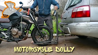 Motorcycle Tow Hitch Dolly  Is This A Good Idea [upl. by Imoian]