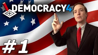 Democracy 4 Early Access  The United States  Part 1 [upl. by Cordelie]