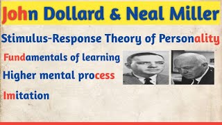 Dollard amp Miller StimulusResponse Theory of Personality [upl. by Yhtorod]