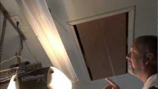 HOW TO REPLACE A FLUORESCENT LIGHT FIXTURE [upl. by Neillij]