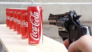 EXPERIMENT GUN vs COCA COLA [upl. by Oigroeg]