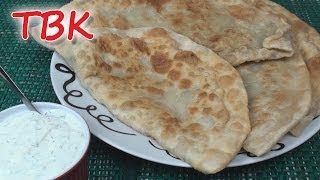 Afghan Bolani Recipe with Yoghurt Dip  Titlis Busy Kitchen [upl. by Cavan300]