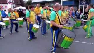 THE BEST PERFORMANCE GOSPORT BIG NOISE SAMBA BAND TITCHFIELD CARNIVAL 2014 [upl. by Dhaf]