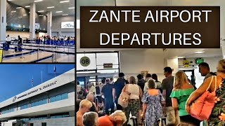 Zante Airport Departures  Greece [upl. by Reiners200]