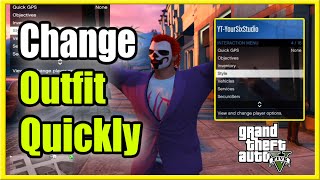 How to CHANGE ENTIRE OUTFIT amp CLOTHES INSTANTLY in GTA 5 Online Fast Method [upl. by Holub]